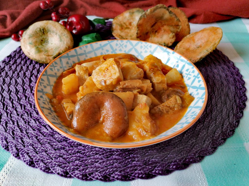 Marmitako en la mesa